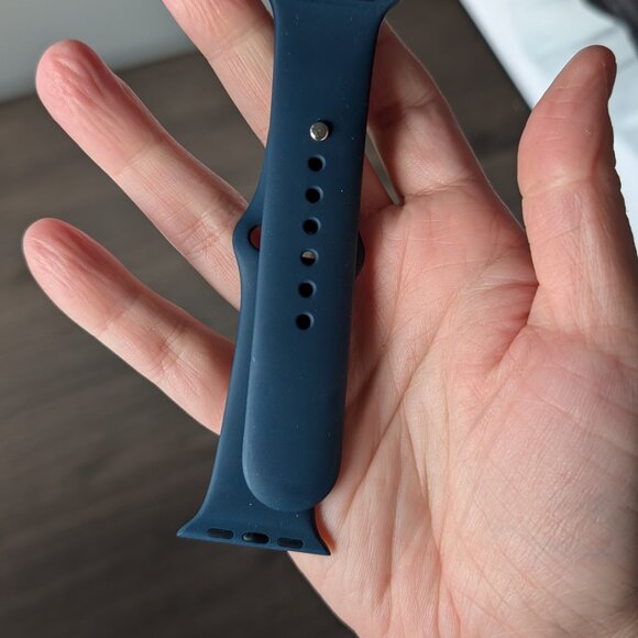 Apple Watch Series 8 GPS + Cell 45mm Silver SS Case with Silver + Accessories - Picture 6 of 15